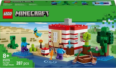 Lego Minecraft Tnt Büyük Orman Evi 21275-8 Yaş Ve Üzeri Minecraft Hayranı Çocuklar Için Video Oyunu 
