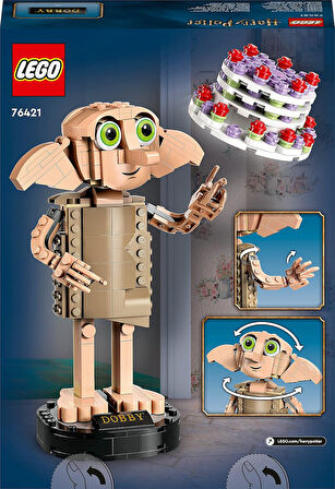 Lego® Harry Potter™ Ev Cini Dobby™ 76421 Oyuncak Yapım Seti (403 Parça)