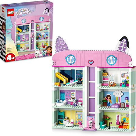 Lego® Gabby’S Dollhouse 10788-4 Yaş Ve Üzeri Çocuklar Için Orijinal Detaylarla Dolu 8 Odalı Bir Ev İ