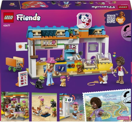 Lego Friends Köpek Ödülleri Pastanesi 42677 – 6 Yaş Ve Üzeri Çocuklar Için Aliya Ve Sage Mini Bebekl
