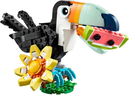 Lego Creator 3'Ü 1 Arada Vahşi Hayvanlar: Tropikal Tukan Kuşu 31173-7 Yaş Ve Üzeri Doğa Ve Hayvan Tu