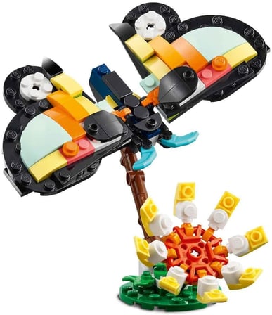 Lego Creator 3'Ü 1 Arada Vahşi Hayvanlar: Tropikal Tukan Kuşu 31173-7 Yaş Ve Üzeri Doğa Ve Hayvan Tu