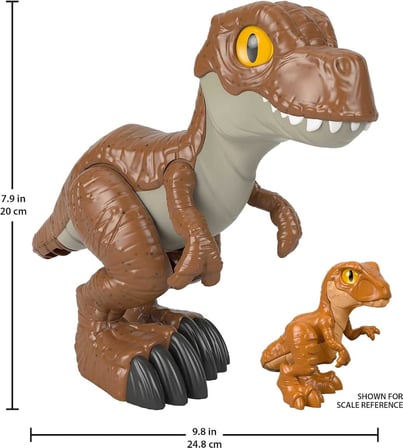 Imaginext Fisher-Price Hch93 - Jurassic World New Adventures T-Rex Xl Ekstra Büyük Dinozor Figürü Oy
