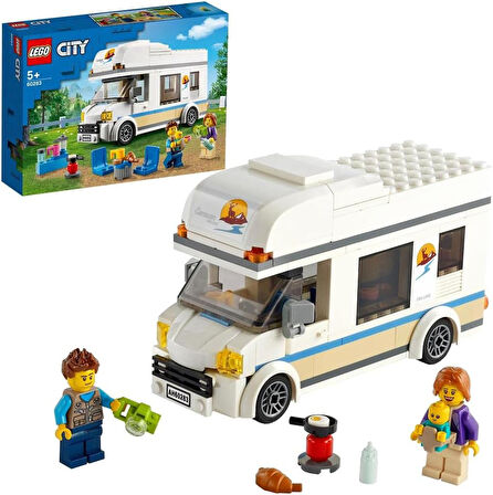 Lego City Tatilci Karavanı 60283 - 5 Yaş Ve Üzeri Çocuklar İçin 2 Minifigür İçeren Yaratıcı Oyuncak 