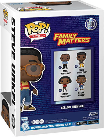 Funko Pop! Tv: Family Matters - Urkel - Nadir Chase Varyantına Sahip Olmak İçin 6 Şans - Koleksiyon 