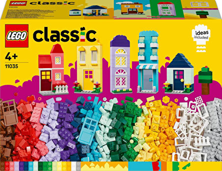 Lego Classic Yaratıcı Evler 11035-4 Yaş Ve Üzeri Çocuklar Için 6 Adet Ev Figürü İçeren Yaratıcı Oyun