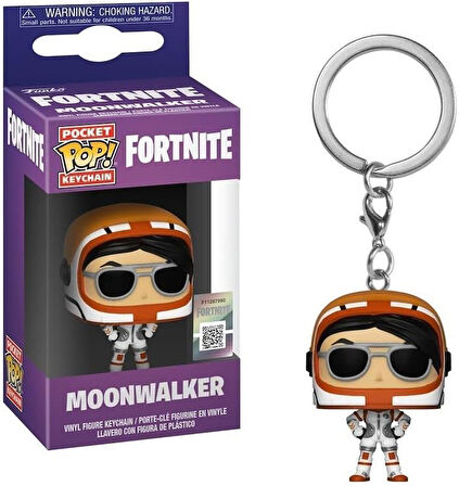 Funko Cep Pop! Anahtarlık: Fortnite: Moonwalker - Koleksiyon Vinil Mini Figürlü Yenilik Anahtarlık -
