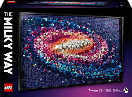 Lego Art Samanyolu Galaksisi 31212 - Yetişkinler Için Koleksiyonluk Yaratıcı Tablo Modeli Yapım Seti