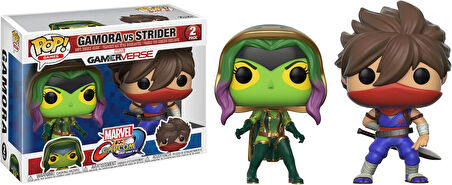 Funko 22776 Pop. Vinil 2'Li Paket: Capcom Vs. Marvel: Gamora Vs Strider