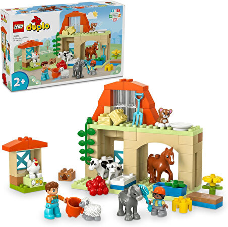 Lego Duplo Kasabası Çiftlikte Hayvanların Bakımı 10416-2 Yaş Ve Üzeri Çocuklar Için Oyuncak İnek, Ko