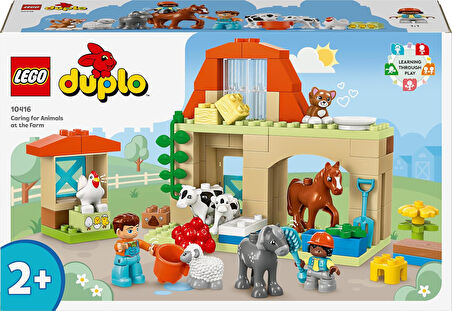 Lego Duplo Kasabası Çiftlikte Hayvanların Bakımı 10416-2 Yaş Ve Üzeri Çocuklar Için Oyuncak İnek, Ko