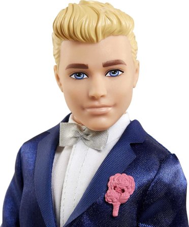 Barbie Ken Damat Bebek (30 Cm), Takım Elbisesi İle, 3-7 Yaş Arası İçin Gtf36