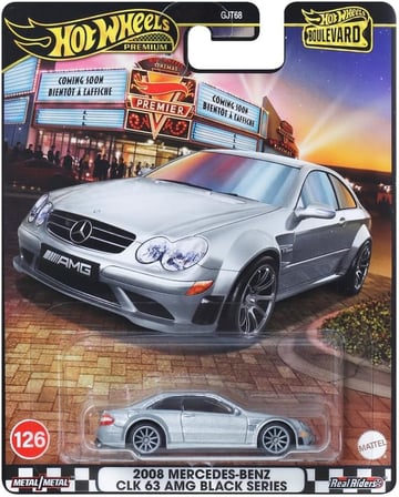 Hot Wheels Boulevard Premium Araçlar 2008 Mercedes-Benz Clk 63 Amg Black Series Gjt68 - Jbl07