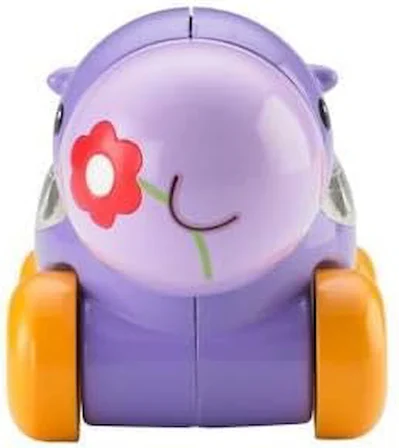 Fisher Price Poppity Araçlar, Emeklemeye Teşvik Edici Zıplayan Renkli Toplar, Eğlenceli Sesler, Mor 