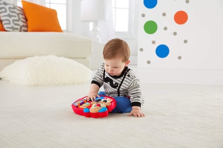 Fisher Price Eğlen & Öğren Eğitici Köpekçiğin Piyanosu (Türkçe), 5 Işıklı Piyano Tuşu, 30'Un Üzerind