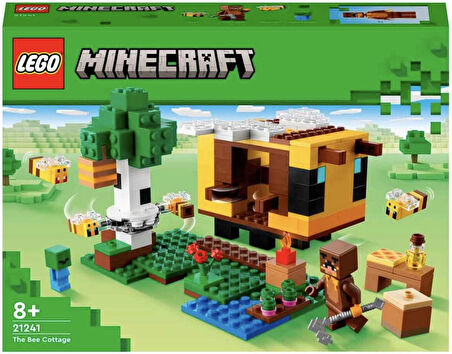 Lego® Minecraft® Arı Evi 21241-8 Yaş Ve Üzeri Çocuklar Için Arı Çiftliği Ve Arı Kovanı İçeren Oyunca