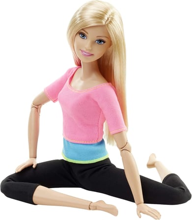 Barbie Sonsuz Hareket Bebeği, Sarışın - Siyah Taytlı, 3 Yaş Ve Üzeri, Dhl82