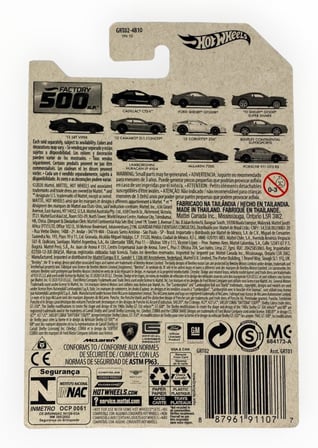 Hot Wheels Cadillac Cts-V, [Siyah] Fabrika 500 1/10