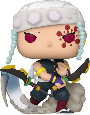 Funko Pop! Animation: Demon Slayer - Tengen Uzui - 1/6 Odds For Rare Chase Variant - Metalik - Guard