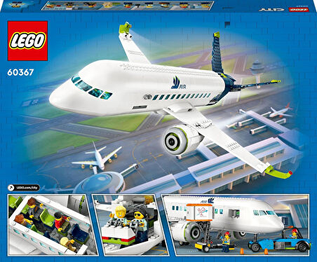Lego® City Yolcu Uçağı 60367 - Yaş Ve Üzeri Çocuklar Ve Uçak Meraklıları Için Yaratıcı Oyuncak Yapım