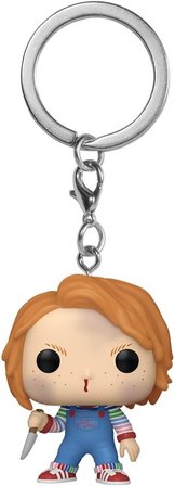 Funko Pop! Anahtarlık: Korku - Chucky Franchise Yenilik Anahtarlık - Koleksiyon Mini Figür - Çorap D