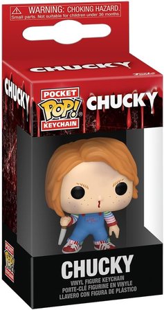 Funko Pop! Anahtarlık: Korku - Chucky Franchise Yenilik Anahtarlık - Koleksiyon Mini Figür - Çorap D