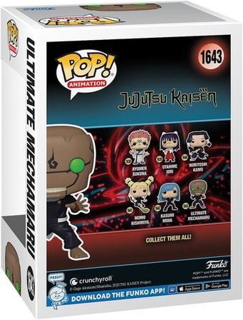 Funko Pop! Animasyon: Jjk - Ultimate Mechamaru - Jujutsu Kaisen - Koleksiyonluk Vinil Figür - Hediye