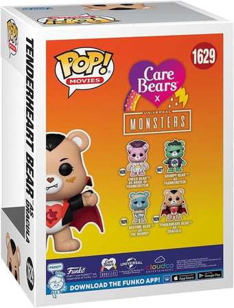 Funko Pop Movies Carebears X Universal Monsters - Tenderheart Bear As Dracula No:1629