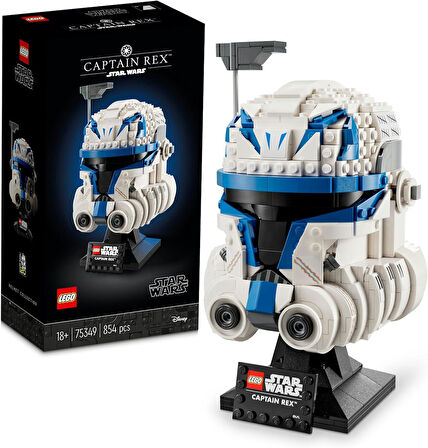 Lego Star Wars Yüzbaşı Rex Kaskı 75349 - Yetişkinler İçin Koleksiyonluk Sergileme Modeli Yapım Seti 