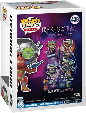Funko Pop! Rocks: Iron Maiden - Cyborg - Vinil Koleksiyon Figürü - Hediye Fikri - Resmi Ticari Ürünl