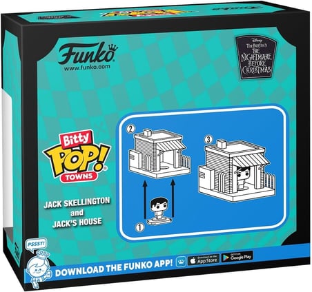 Funko Pop! Bitty Town: The Nightmare Before Christmas - Jack And Jack'S House