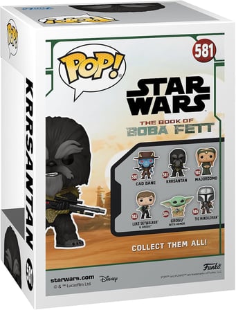 Funko Pop Figür Star Wars: Boba Fett- Krrsantan W/Bg