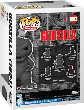Funko Pop Filmleri: Godzilla 70. Yıl Dönümü - Godzilla 1954 - Koleksiyon Vinil Figür - Hediye Fikri 