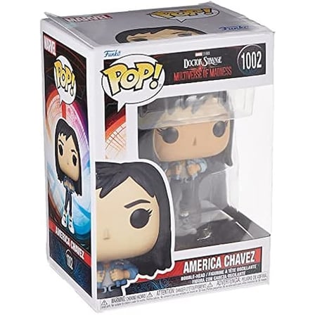 Funko Pop Marvel: Deliliğin Lu Evreninde Doktor Garip America Chavez, Renkli (60920) Oyuncak Figür