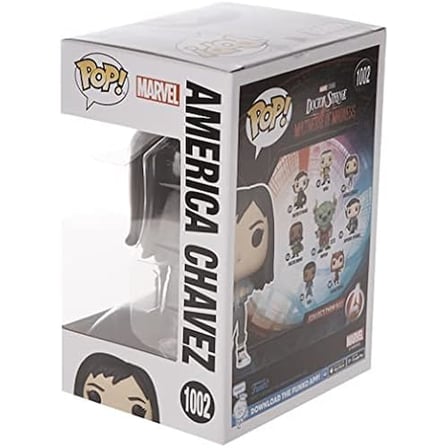 Funko Pop Marvel: Deliliğin Lu Evreninde Doktor Garip America Chavez, Renkli (60920) Oyuncak Figür