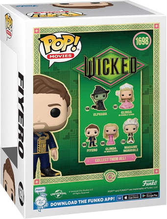 Funko Pop Movies: Wicked - Fiyero Figür