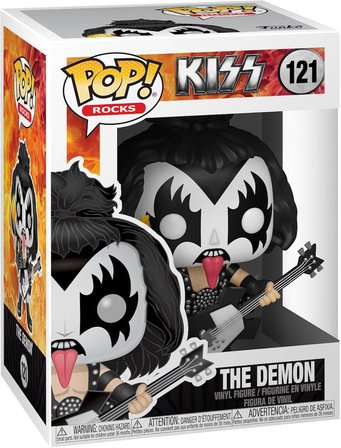 Funko Pop! Rocks: Kiss-The Demon - Koleksiyon Vinil Figür - Hediye Fikri - Resmi Ürün - Çocuklar Ve 