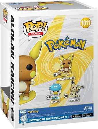 Funko Pop Oyunları: Pokemon - Raichu (Alolan)