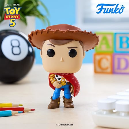 Funko Pop! Disney: Toy Story 5 - Woody - Koleksiyon Vinil Figür - Hediye Fikri - Resmi Ürün - Çocukl