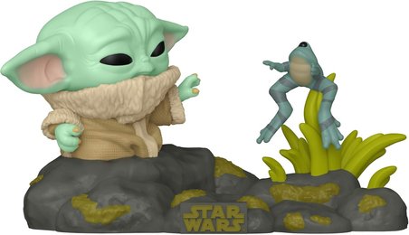 Funko Pop! Deluxe: Star Wars The Mandalorian - Din Grogu (The Child, Baby Yoda) Kurbağa Ile - Özel S