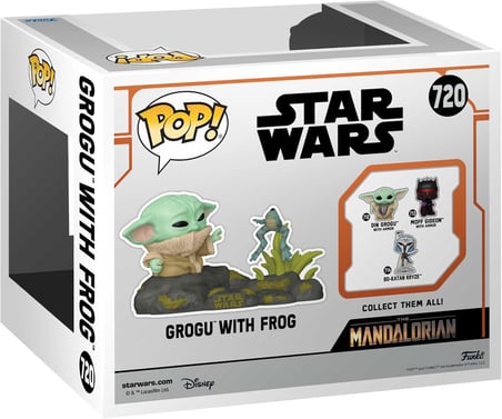 Funko Pop! Deluxe: Star Wars The Mandalorian - Din Grogu (The Child, Baby Yoda) Kurbağa Ile - Özel S