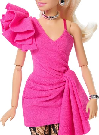 Barbie Deluxe Style Bebekler Pembe Parlak Elbise