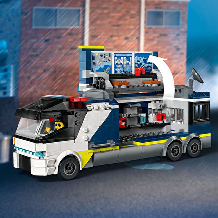 Lego City Polis Mobil Suç Laboratuvarı Kamyonu 60418-7 Yaş Ve Üzeri Çocuklar Için Polis Minifigürü İ