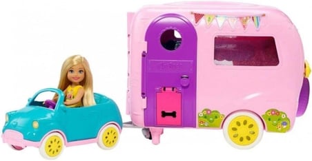 Barbie Chelsea'Nin Karavanı Oyuncak Bebek Seti, 41.10.Mattel.0021