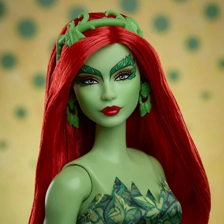 Barbie Signature Poison Ivy Koleksiyoncu Mankeni, Hareketli Gövdeli, İkonik Kıyafet Ve Aksesuarlı, D