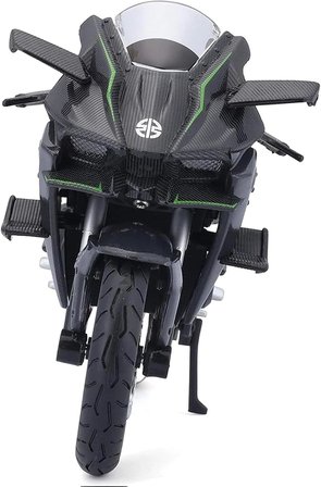 Hot Wheels 2014 Kawasaki̇ H2R Mai̇sto 1:12 Ölçek (18Cm) Yeşi̇l-Si̇yah