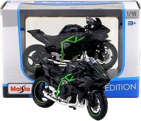 Hot Wheels 1:18 Mai̇sto Kawasaki̇ H2R Li̇sansli (12Cm)