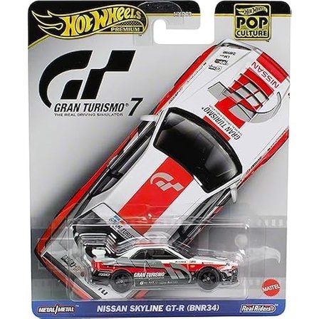 Hot Wheels Premium - Nissan Skyline Gt-R (Bnr34) Gran Turismo - Pop Culture
