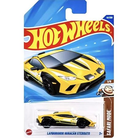 Hot Wheels Lamborghini Hurucan Sterrato [Sarı] Safari Modu 1/5, 41/250, 1:64 Ölçekli Döküm Aracı