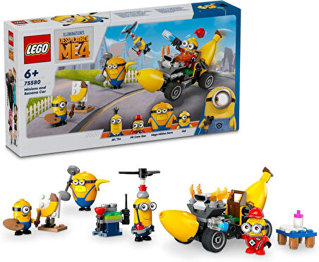 Lego Despicable Me 4 Minyonlar Ve Muz Araba 75580 6 Yaş Ve Üzeri Çocuklar İçin Filmden Esinlenen Yar